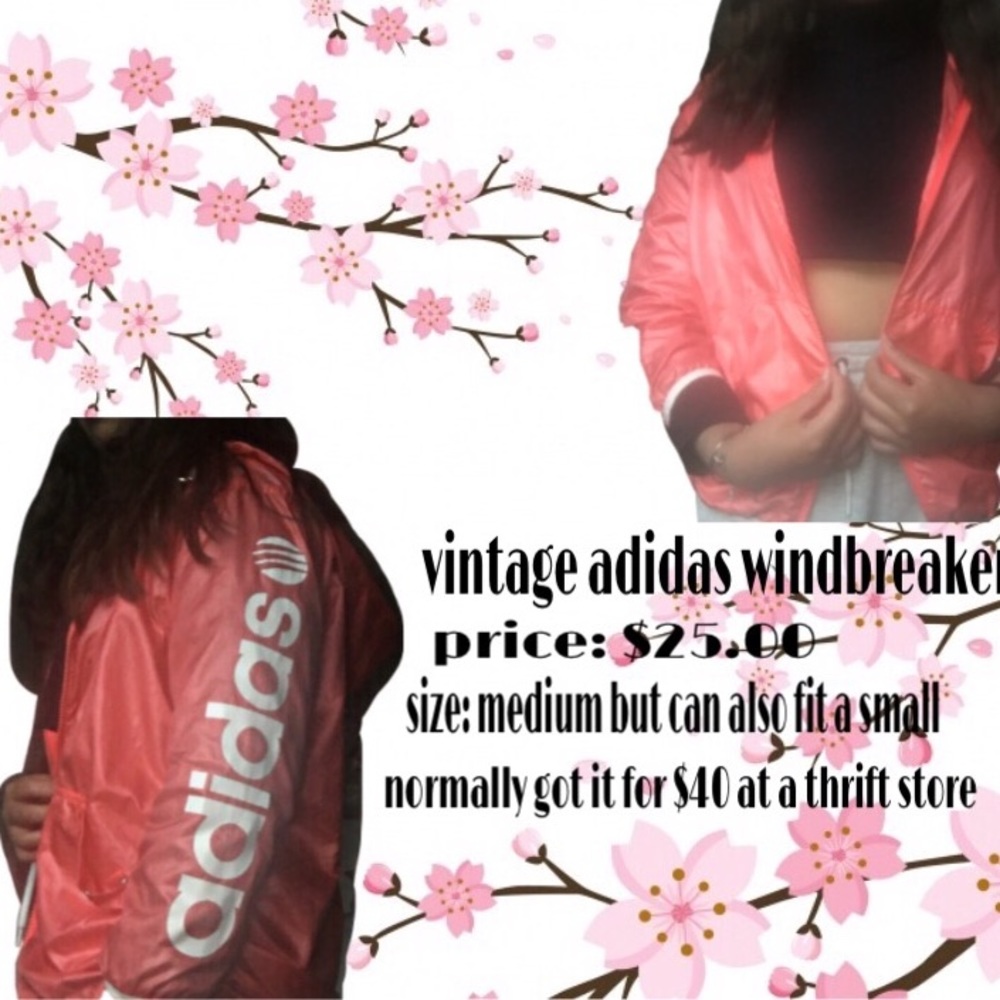 Vintage adidas windbreaker !! :)